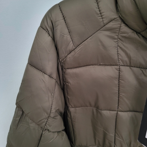 Zeroxposur Men Quilted Puffer Jacket Full Zip New Size Medium Basil Green - Picture 4 of 9
